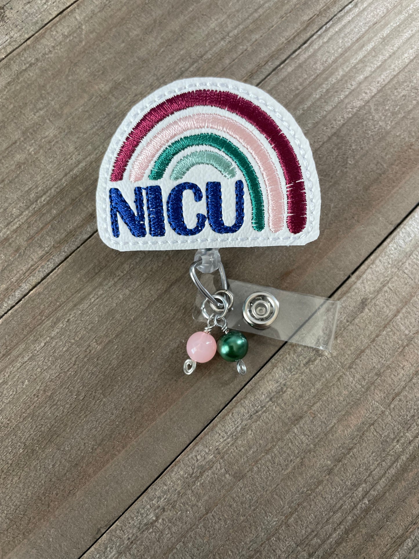 Rainbow, NICU, Labor & Delivery, PICU Retractable Badge Reel