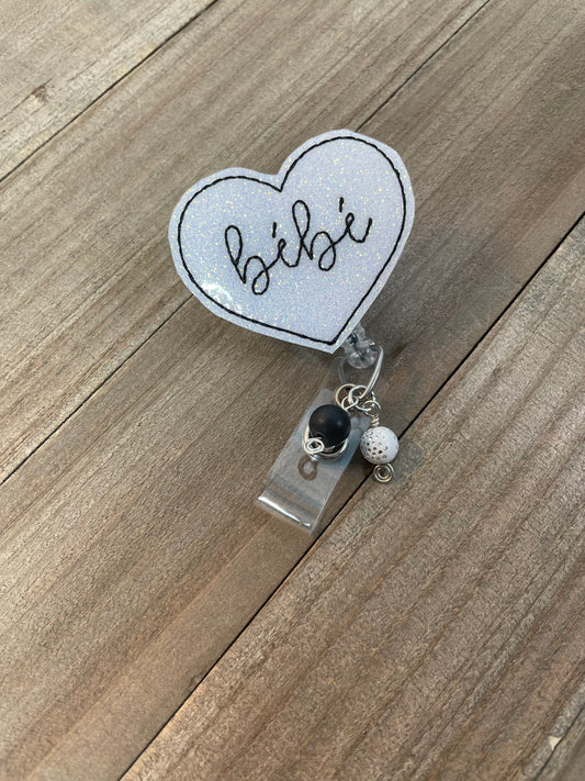 Bebe Moira Rose Schitt's Creek Retractable Badge Reel Name Tag