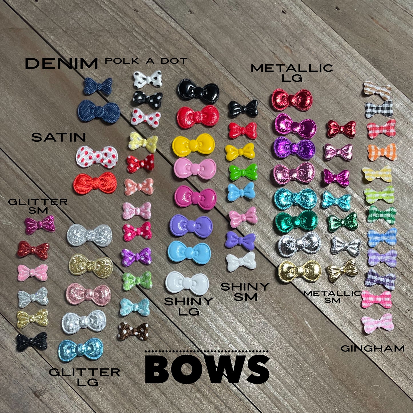 Glitter Bows