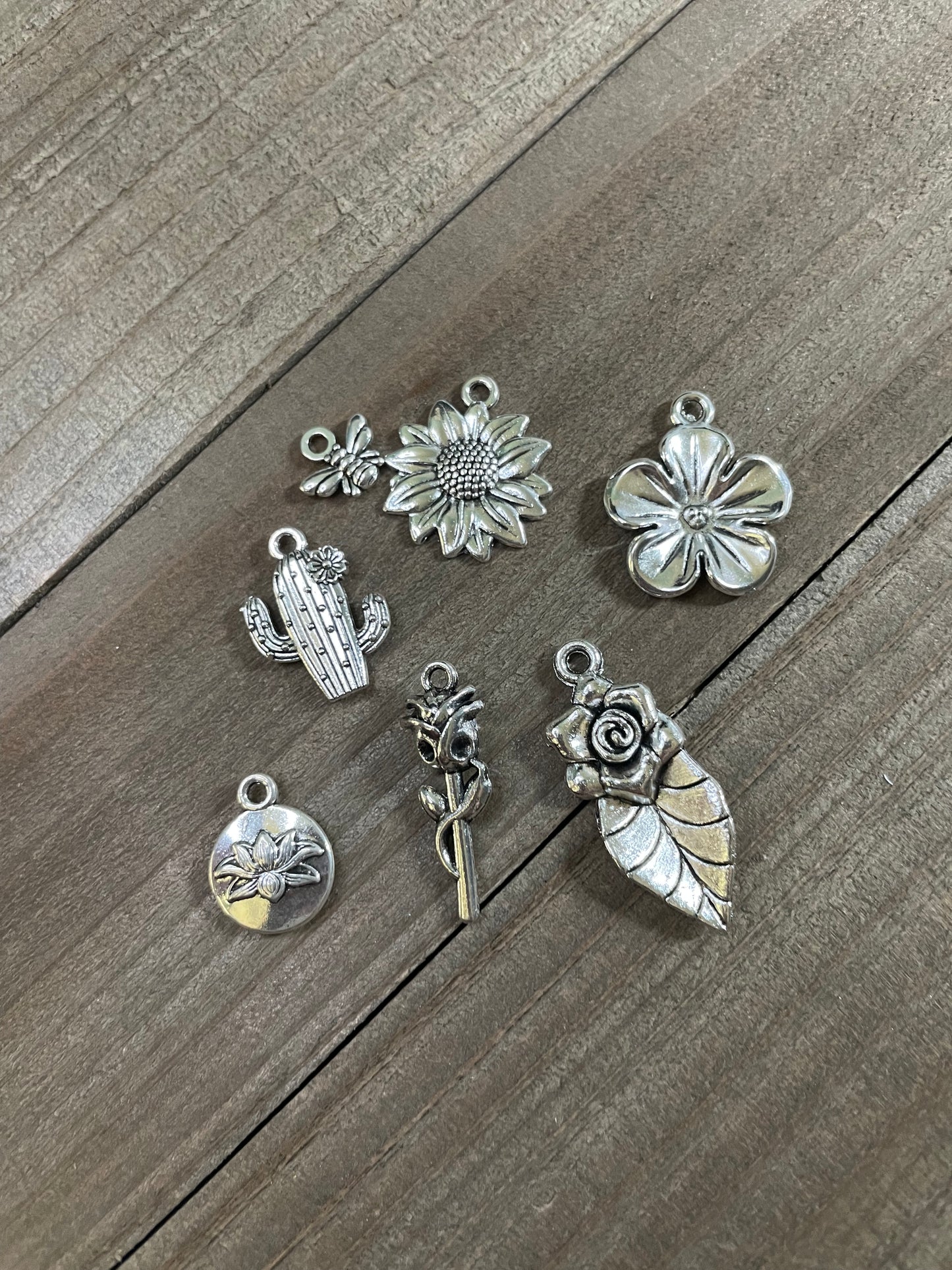 Flower Themed Charms