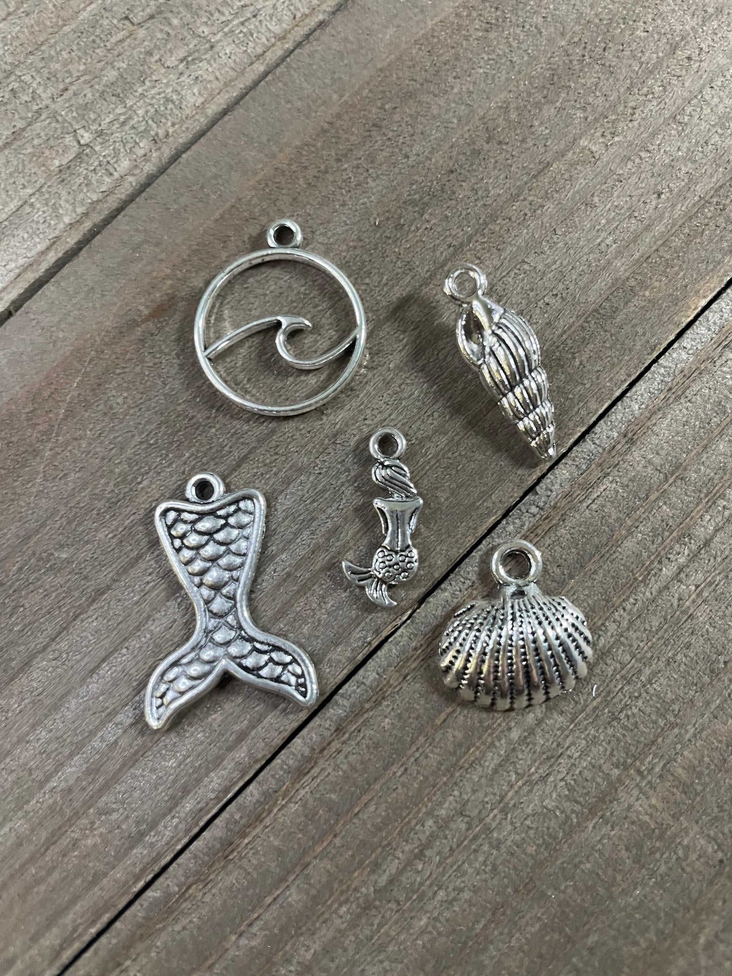 Ocean and Mermaid Themed Charms