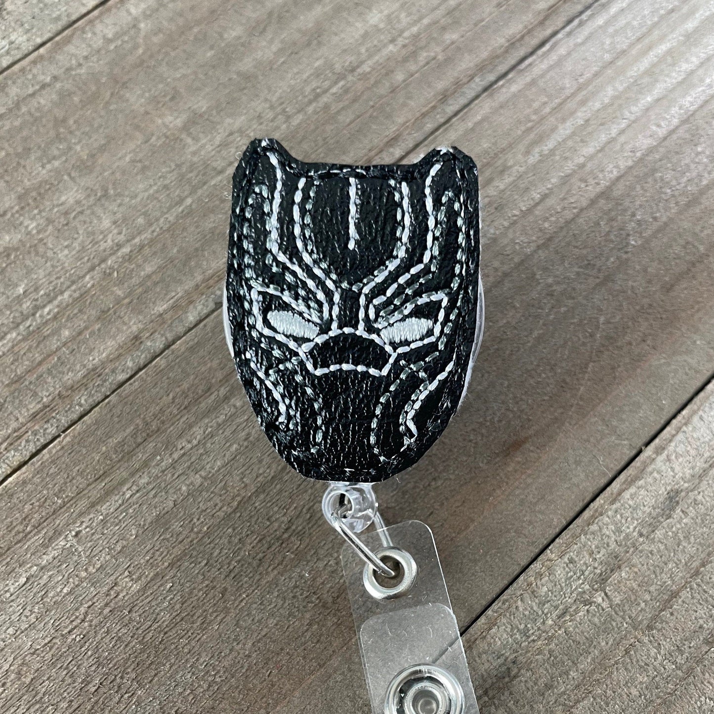 Black Panther Retractable Badge Reel