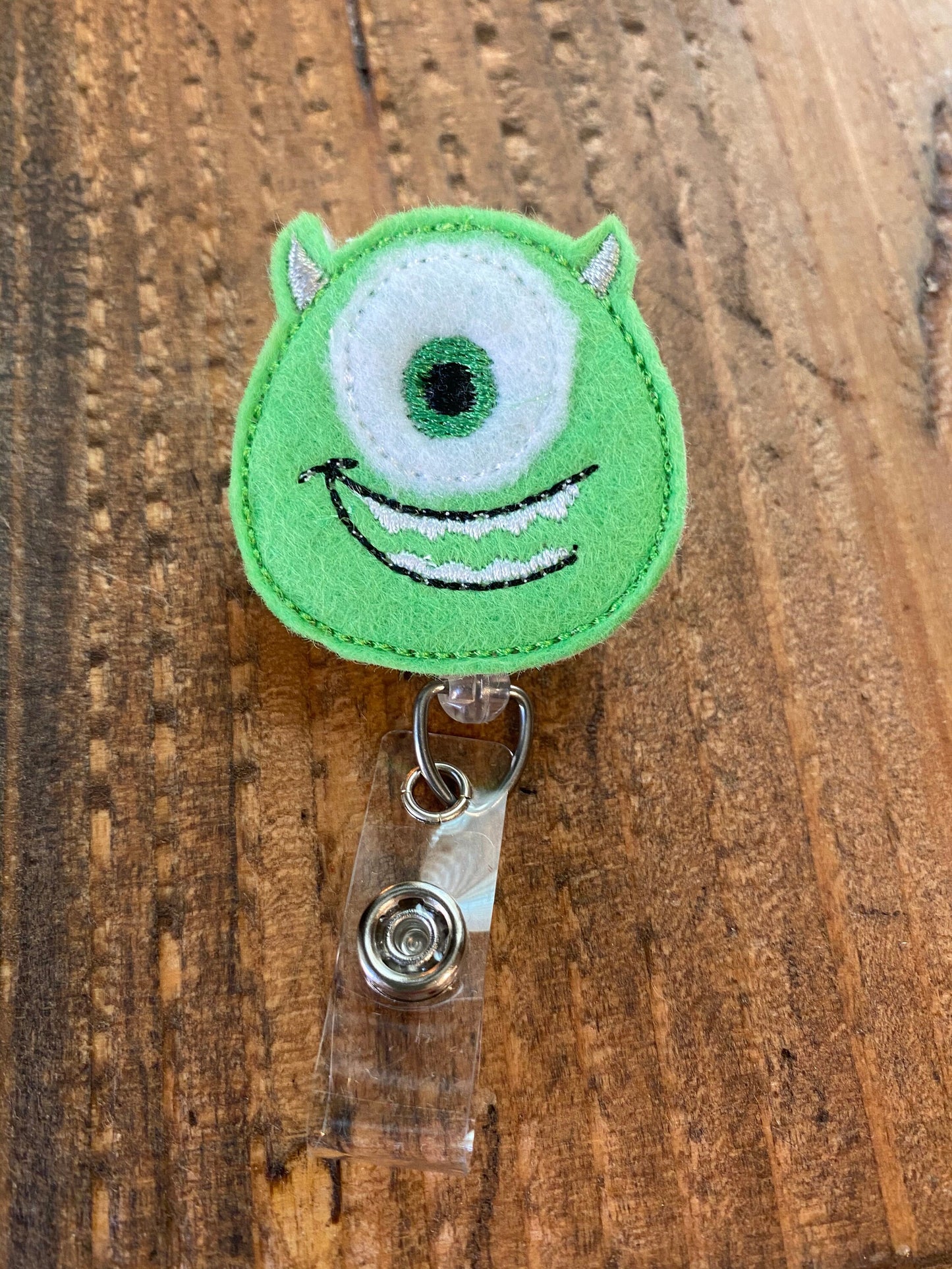 Mike Wazowski Retractable Badge Reel