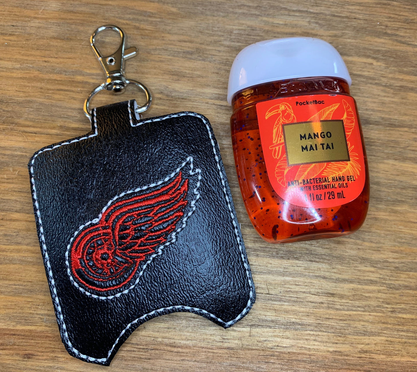 Sports Hand Sanitizer Holder Keychain Backpack Charm