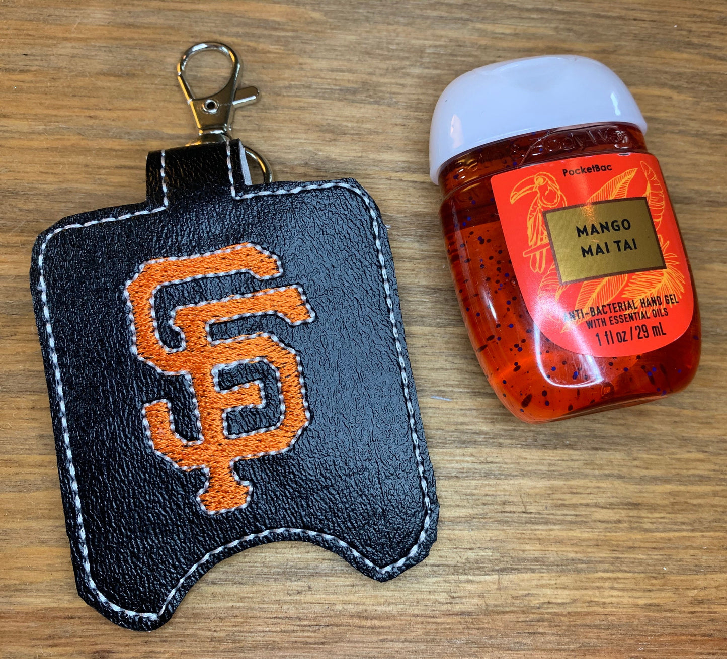 Sports Hand Sanitizer Holder Keychain Backpack Charm