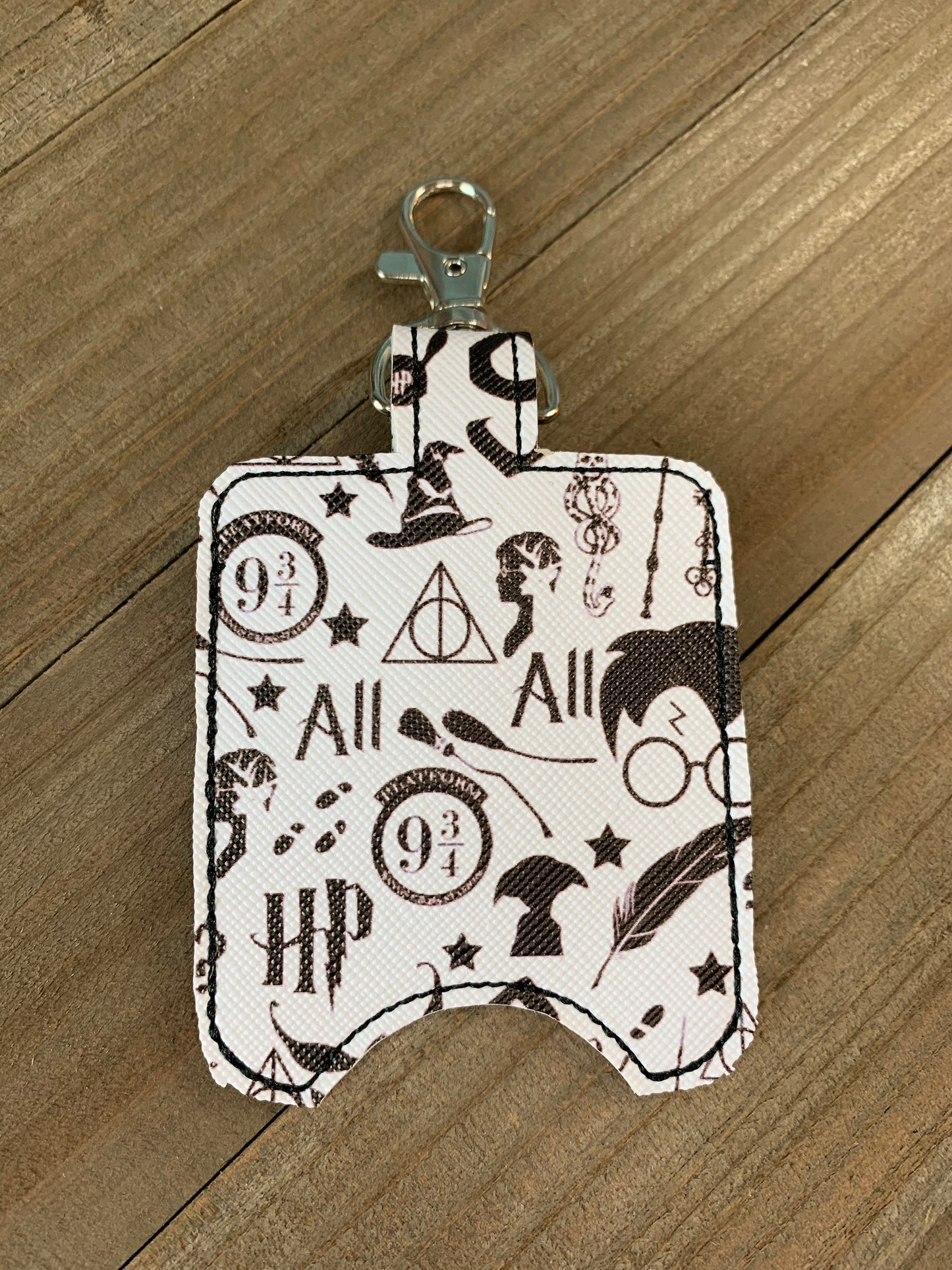 Wizard Boy Sanitizer Holder Keychain Backpack Charm