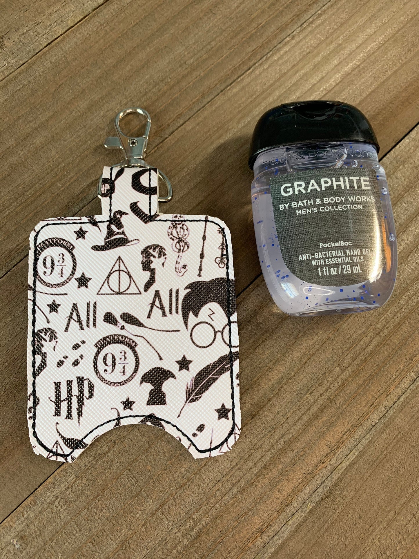 Wizard Boy Sanitizer Holder Keychain Backpack Charm