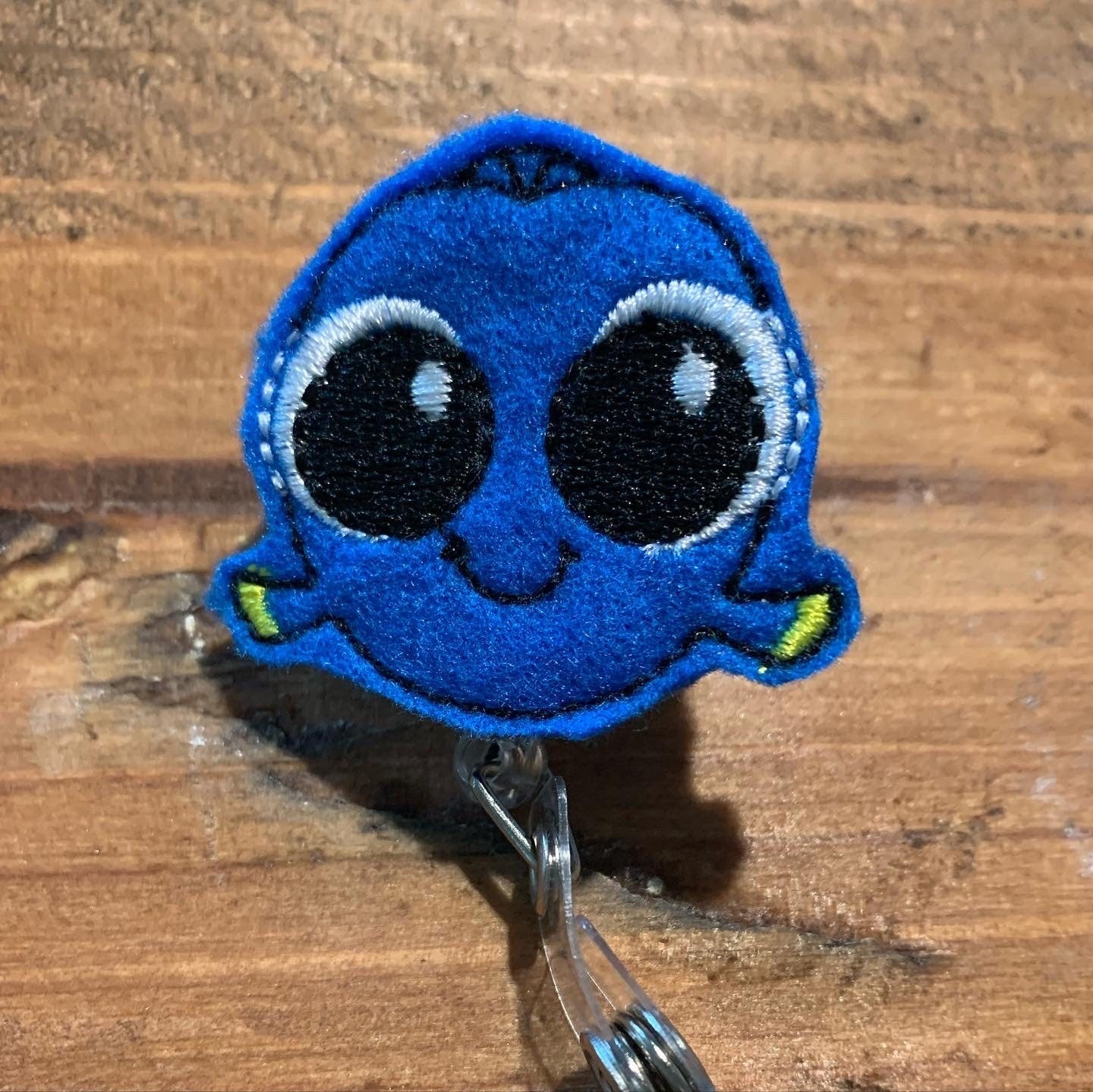 Baby Dory Fish Blu Tang Retractable Badge Reel Name Tag