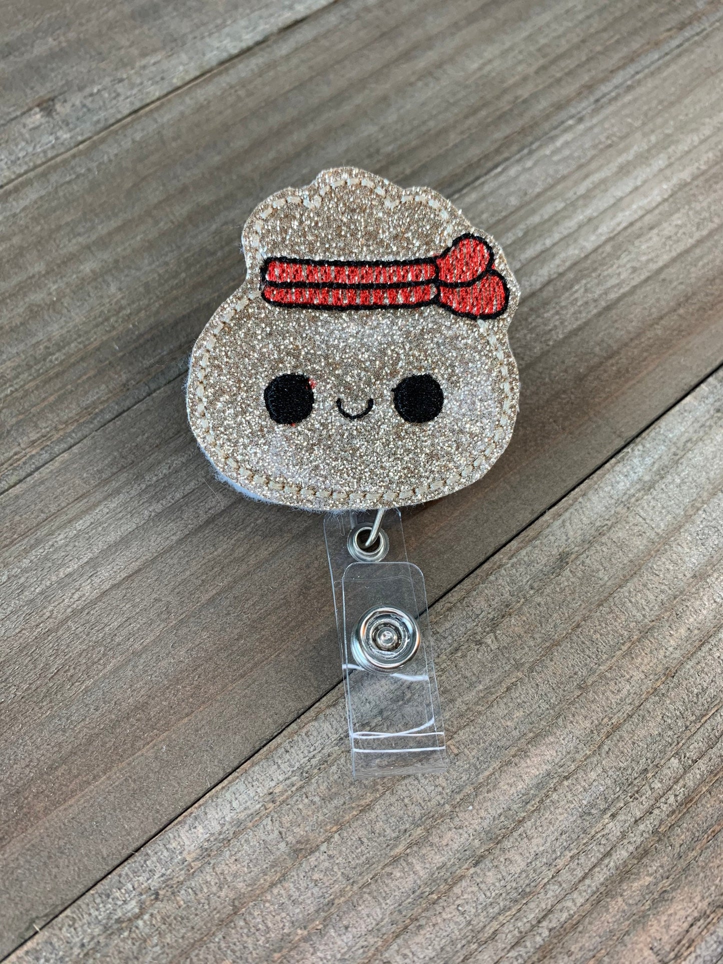 Dumpling Retractable Badge Reel