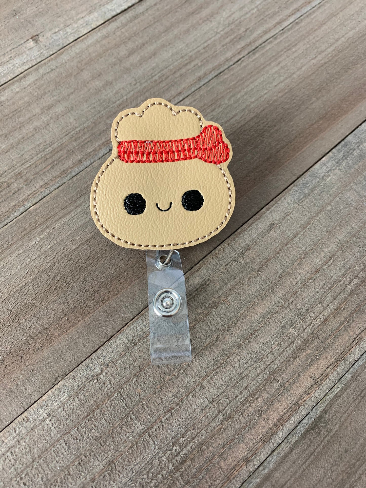 Dumpling Retractable Badge Reel