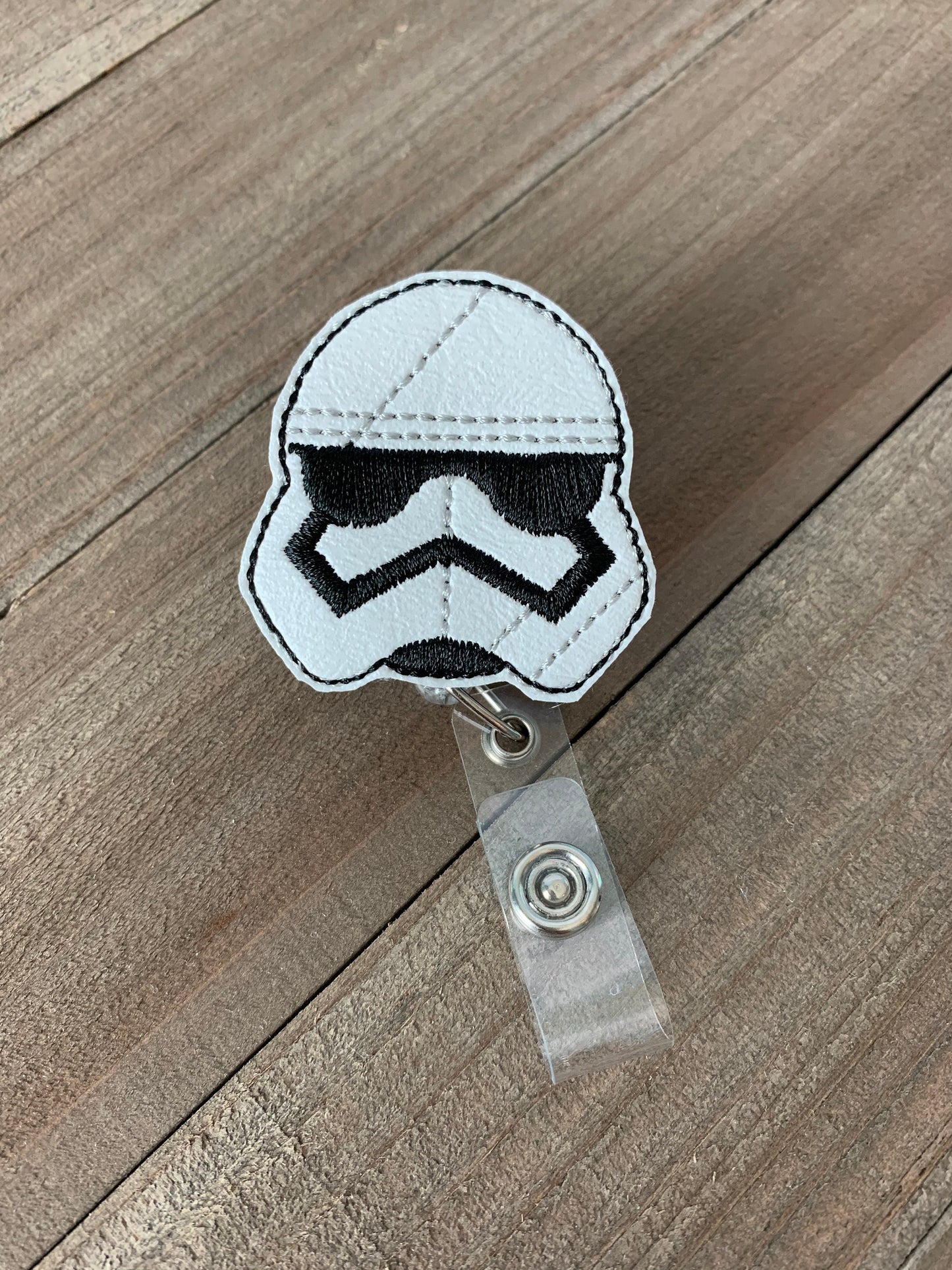 Storm Trooper Retractable Badge Reel Name Tag