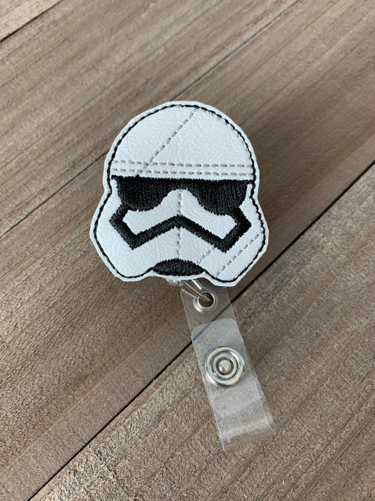 Storm Trooper Retractable Badge Reel Name Tag