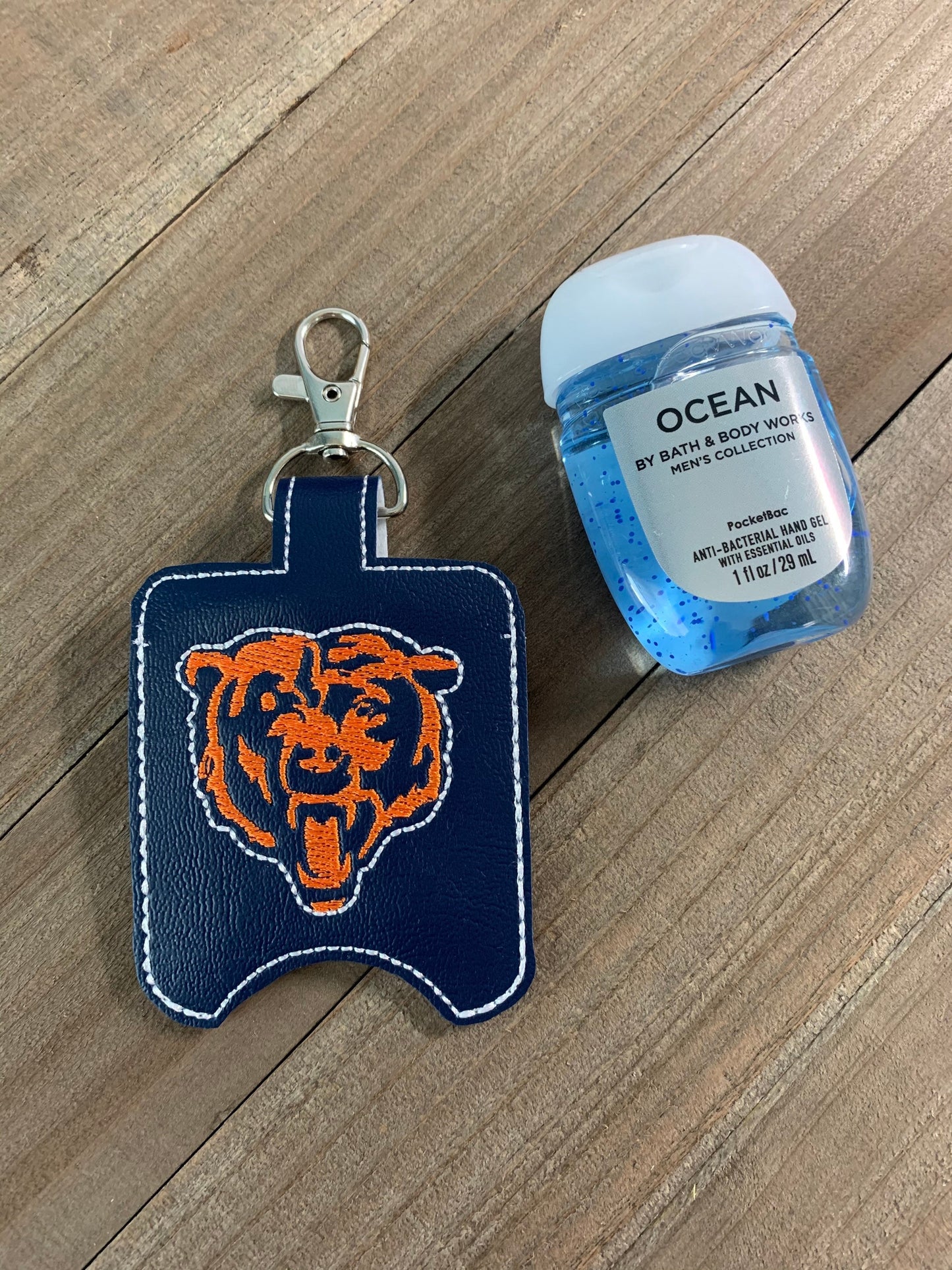 Sports Hand Sanitizer Holder Keychain Backpack Charm