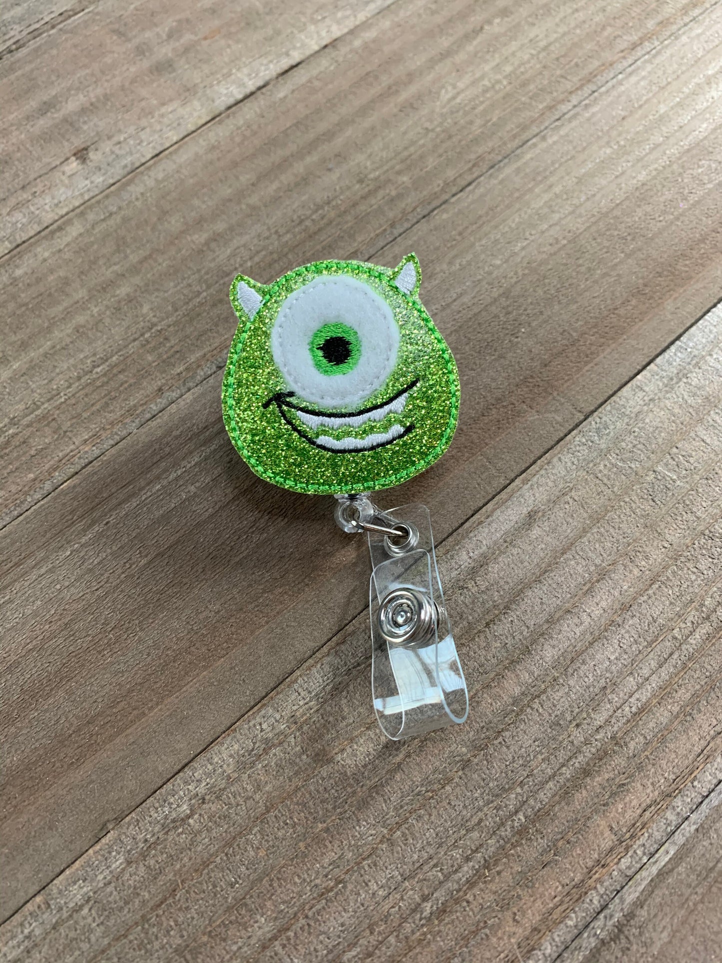 Mike Wazowski Retractable Badge Reel