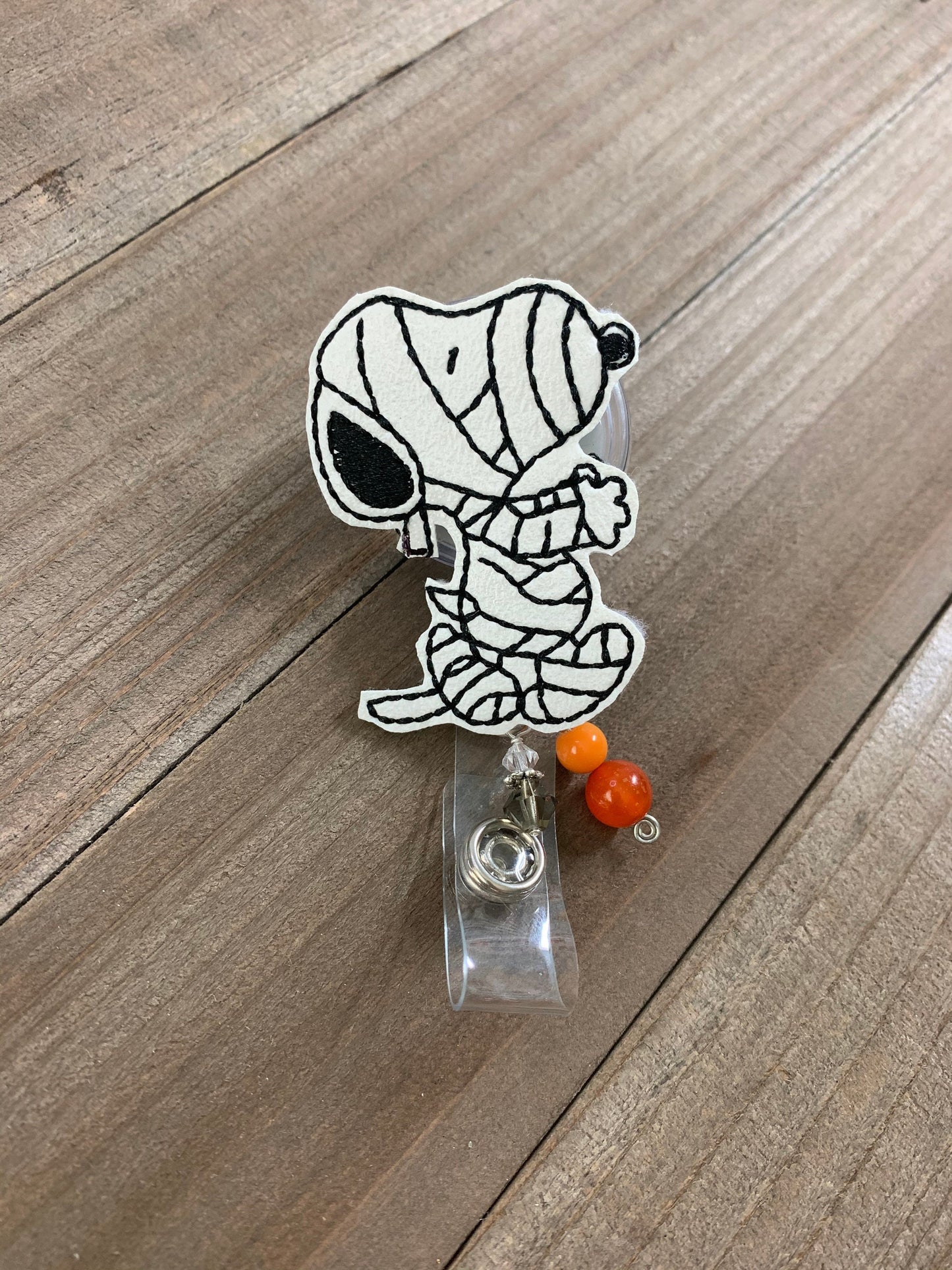 Snoopy Mummy Retractable Badge Reel