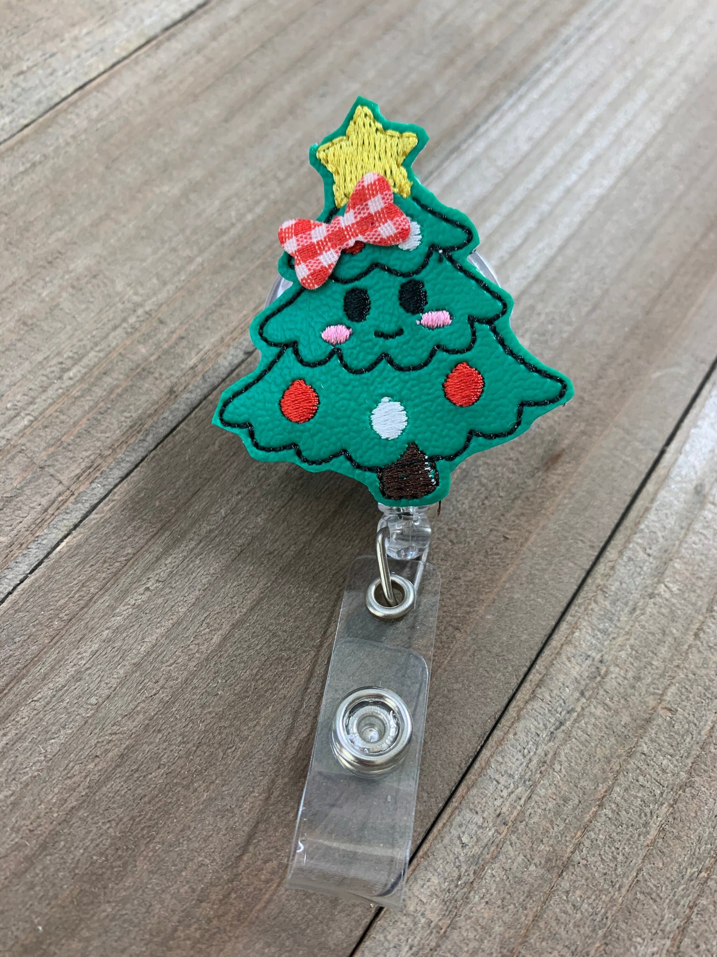 Christmas Tree Badge Reel