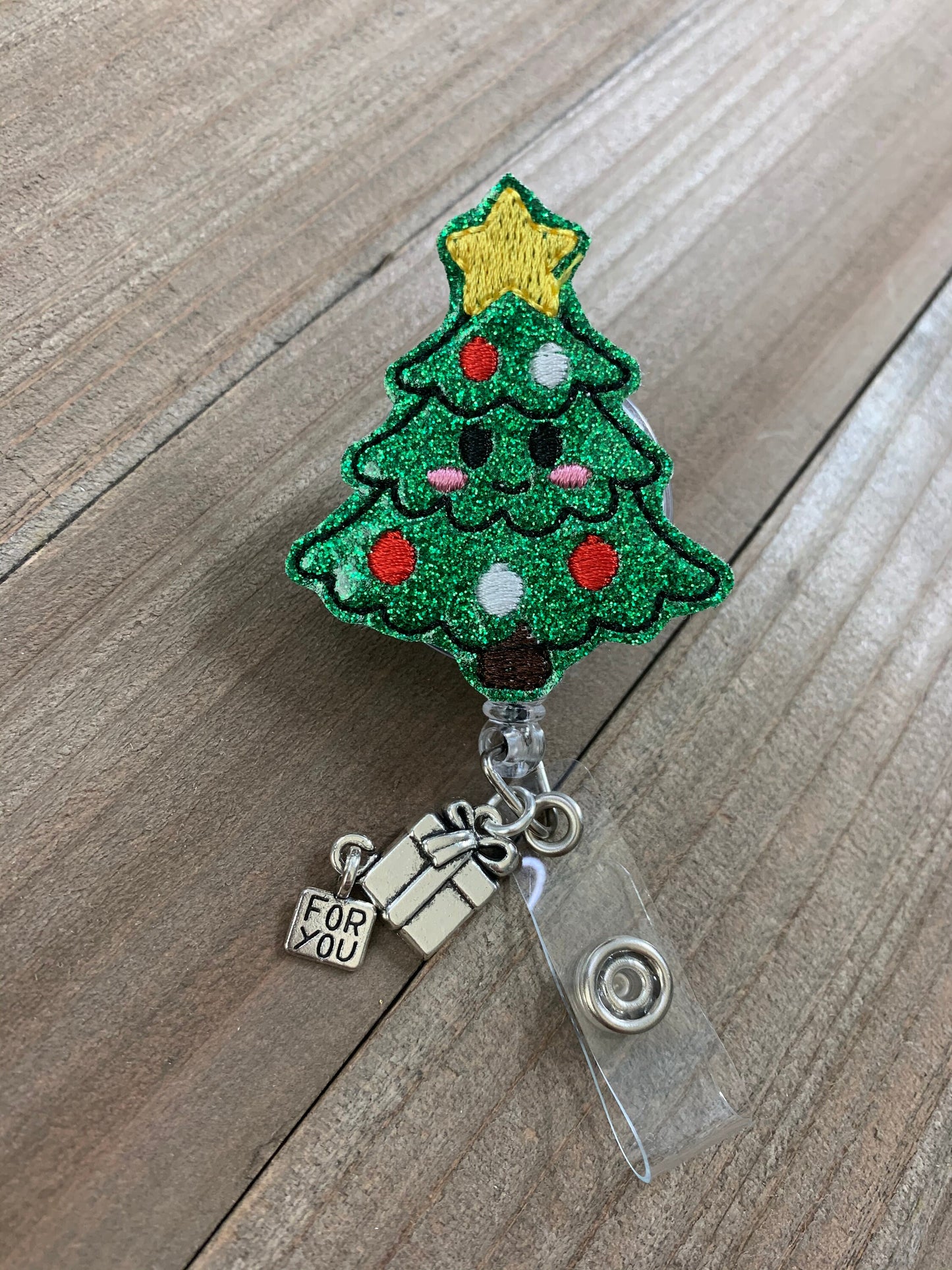 Christmas Tree Badge Reel