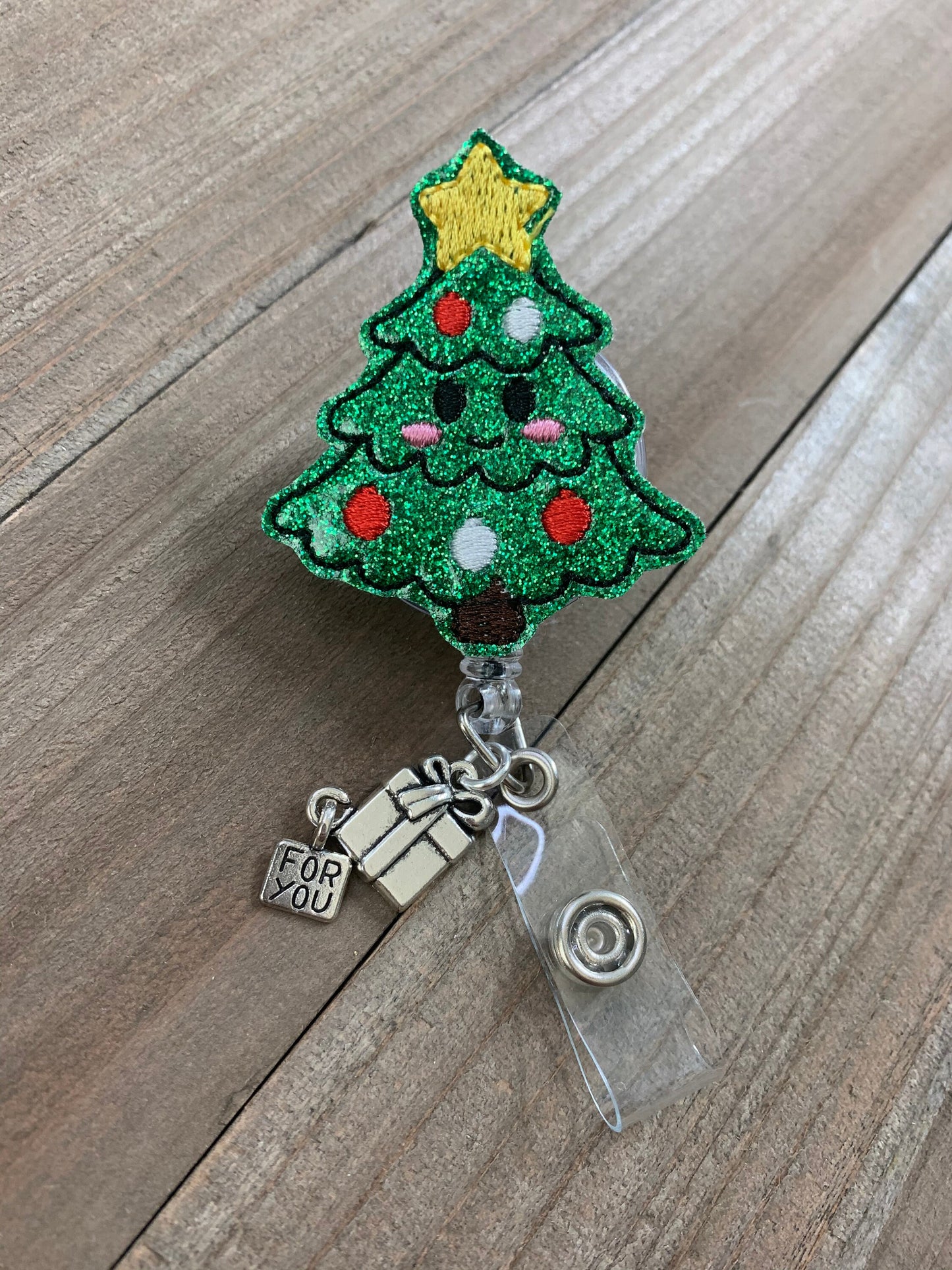 Christmas Tree Badge Reel