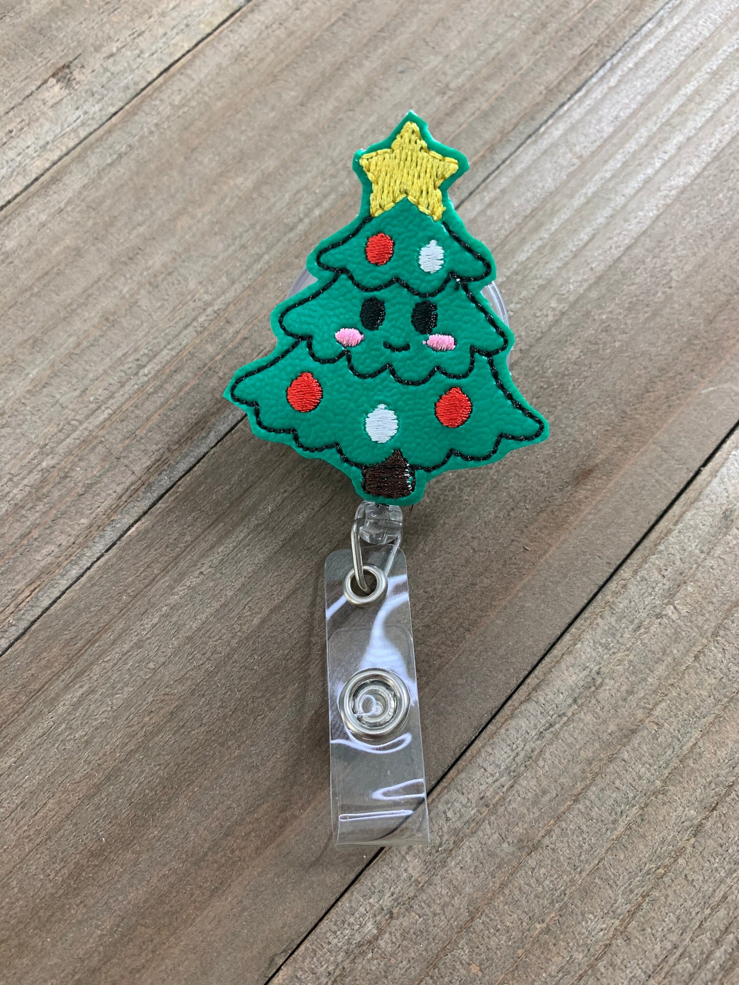 Christmas Tree Badge Reel