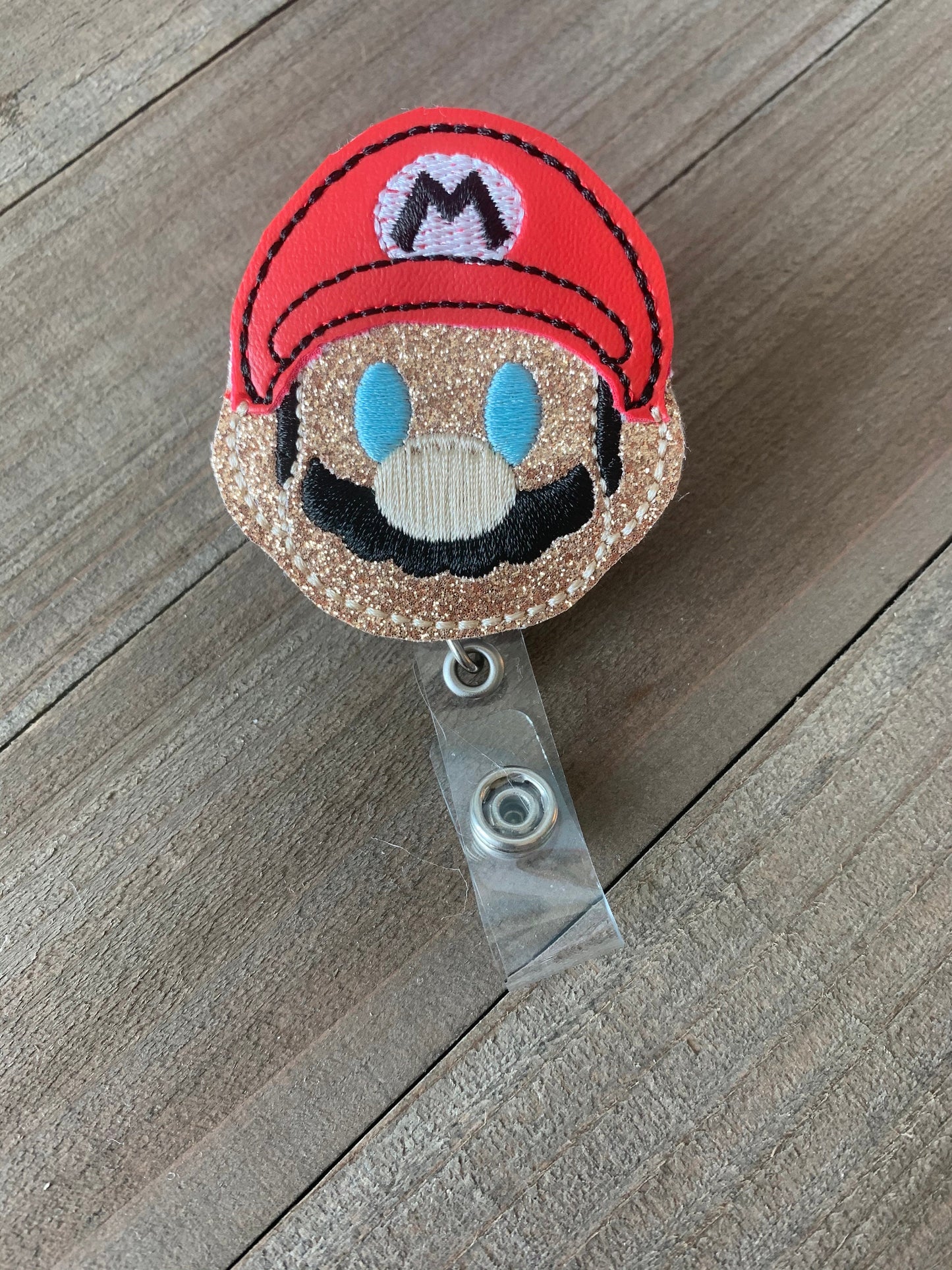 Super Mario Retractable Badge Reel