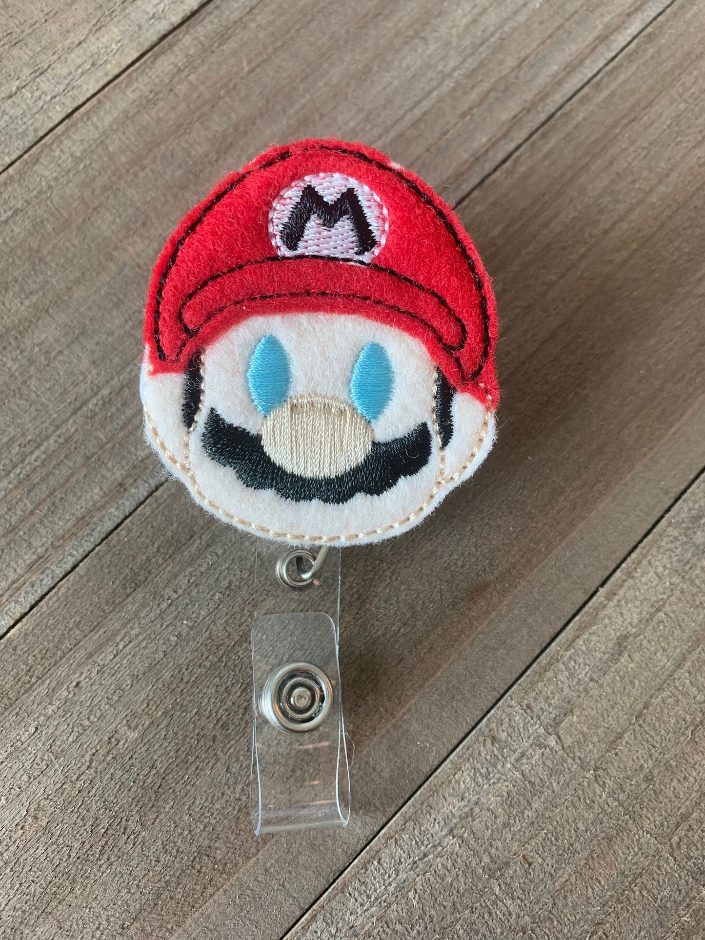 Super Mario Retractable Badge Reel