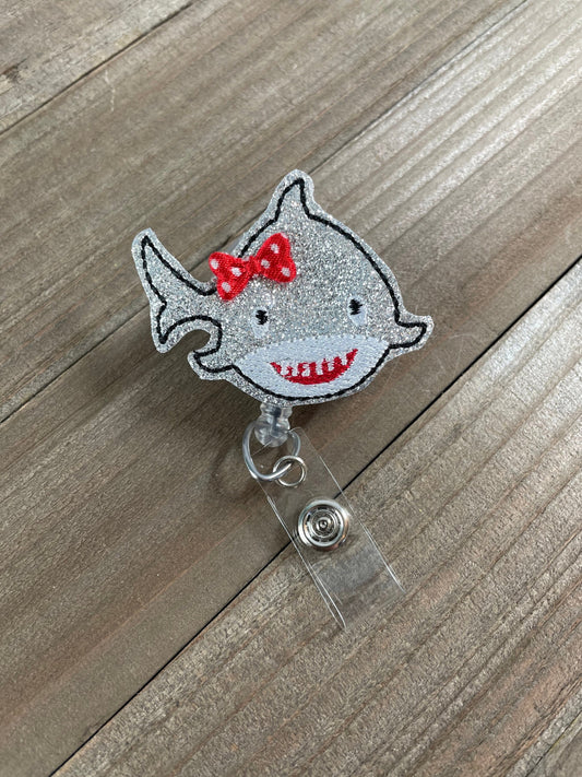 Shark Retractable Badge Reel Name Tag Holder