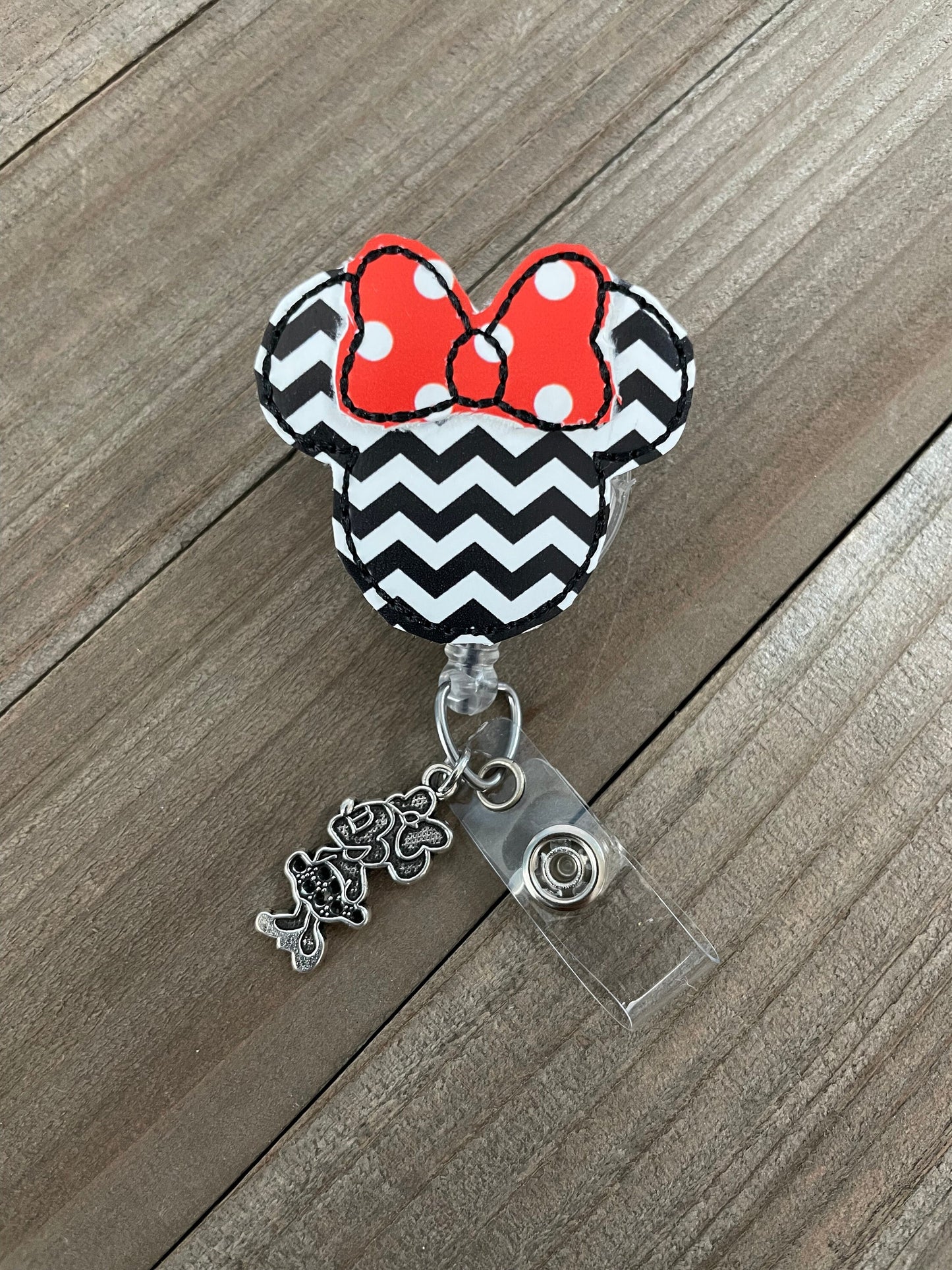 Mrs. Mouse Retractable Badge Reel