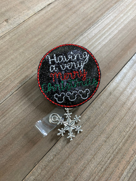 Have A Very Merry Christmas Badge Reel