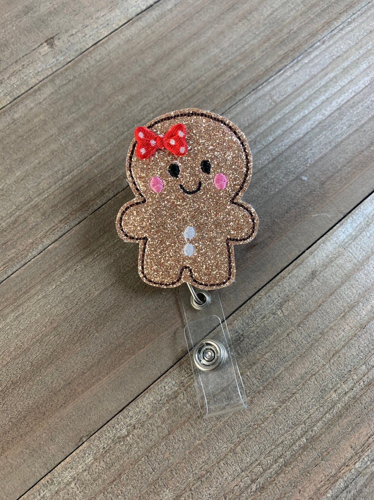 Christmas Gingerbread Cookie Badge Reel