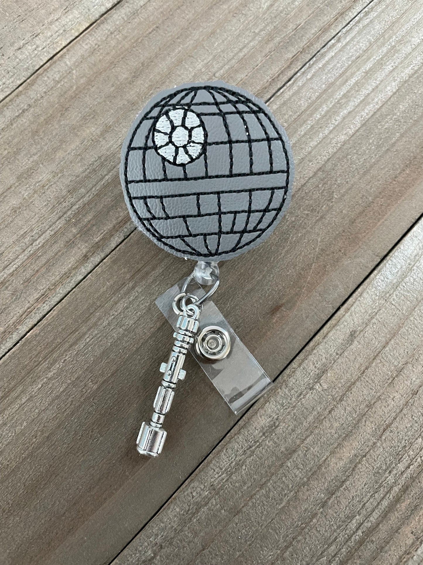 Death Star Planet Retractable Badge Reel