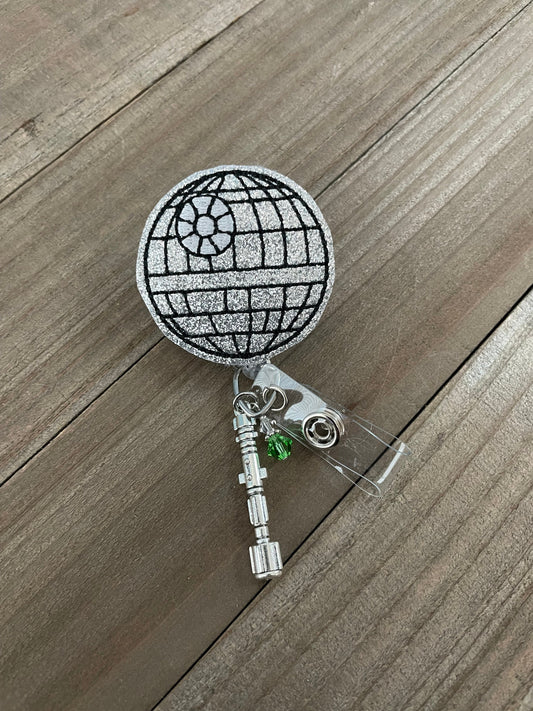 Death Star Planet Retractable Badge Reel