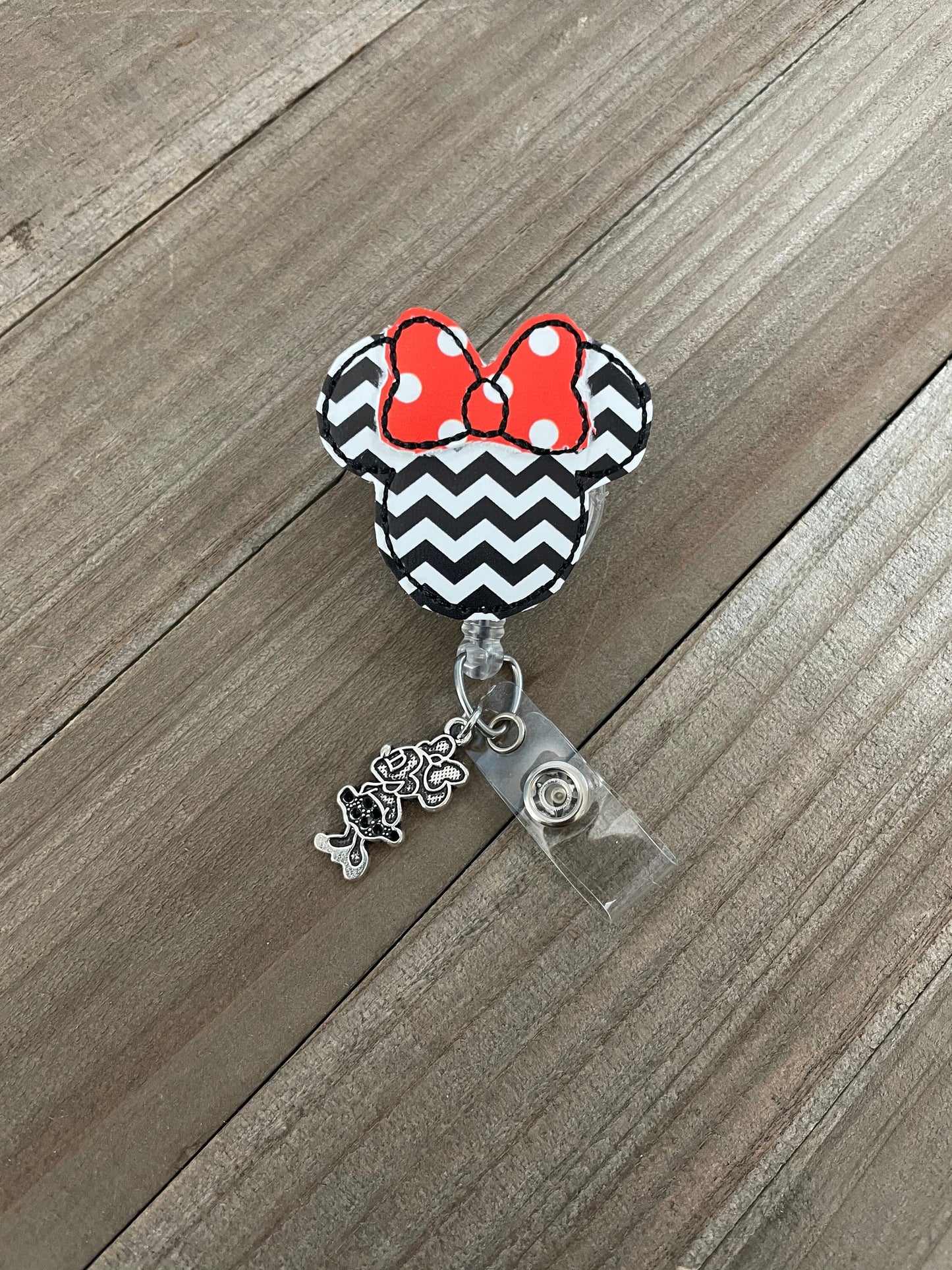 Mrs. Mouse Retractable Badge Reel