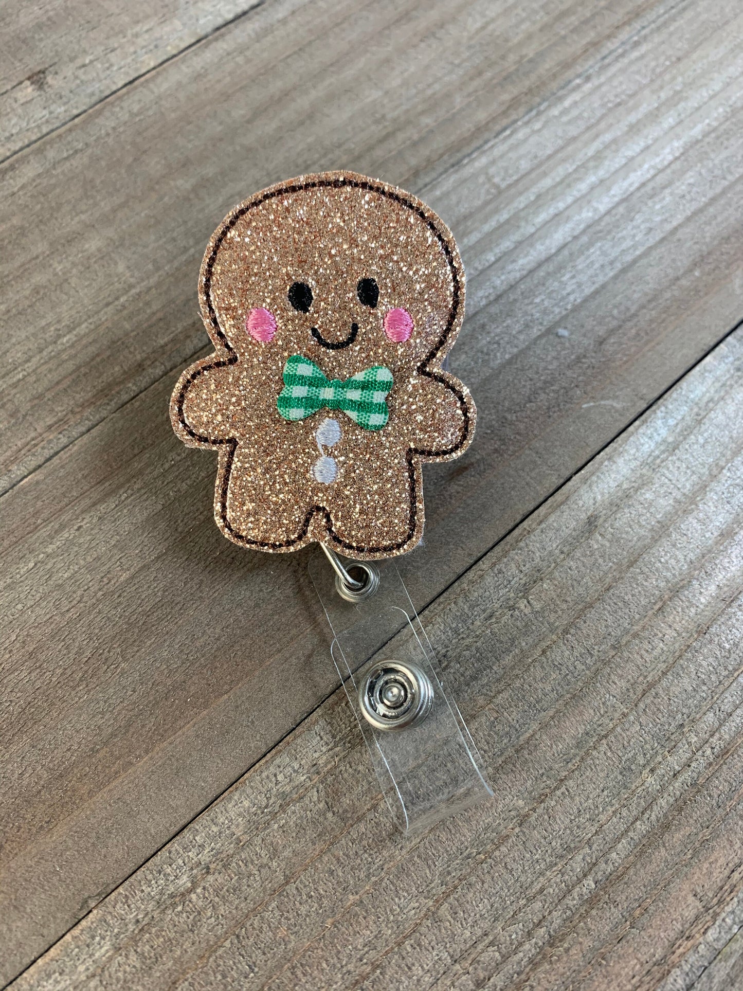 Christmas Gingerbread Cookie Badge Reel