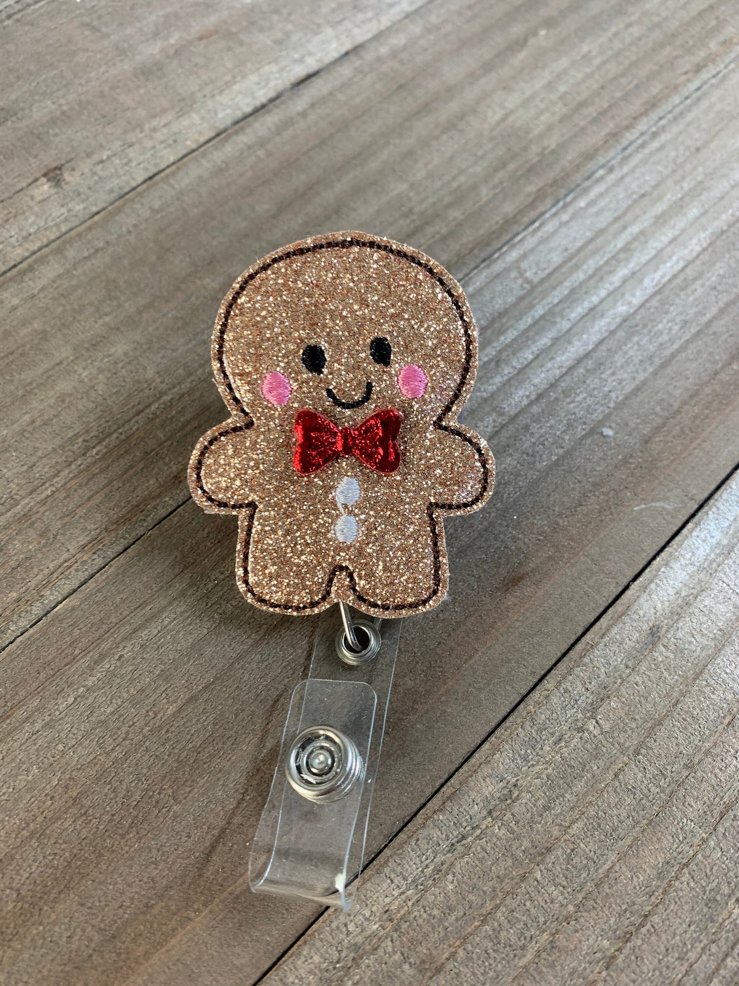 Christmas Gingerbread Cookie Badge Reel