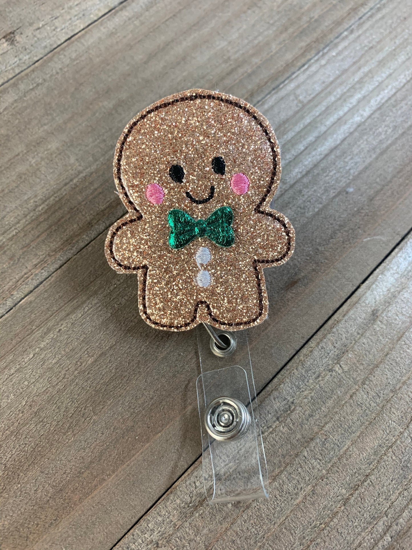 Christmas Gingerbread Cookie Badge Reel