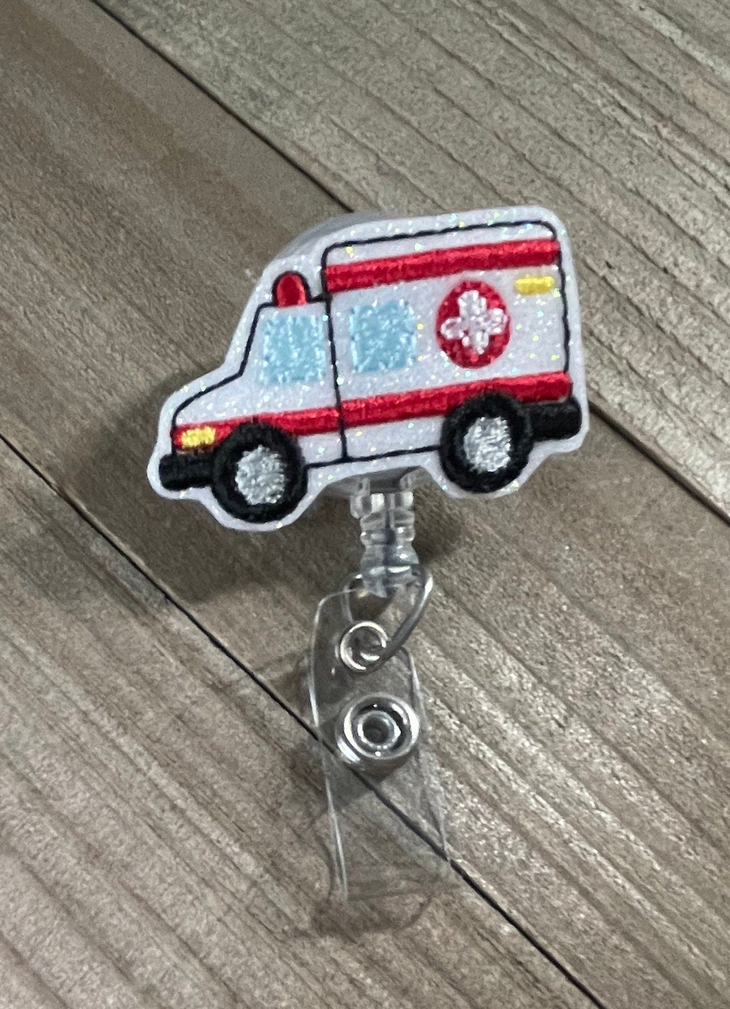 Transport Nurse Ambulance Retractable Badge Reel