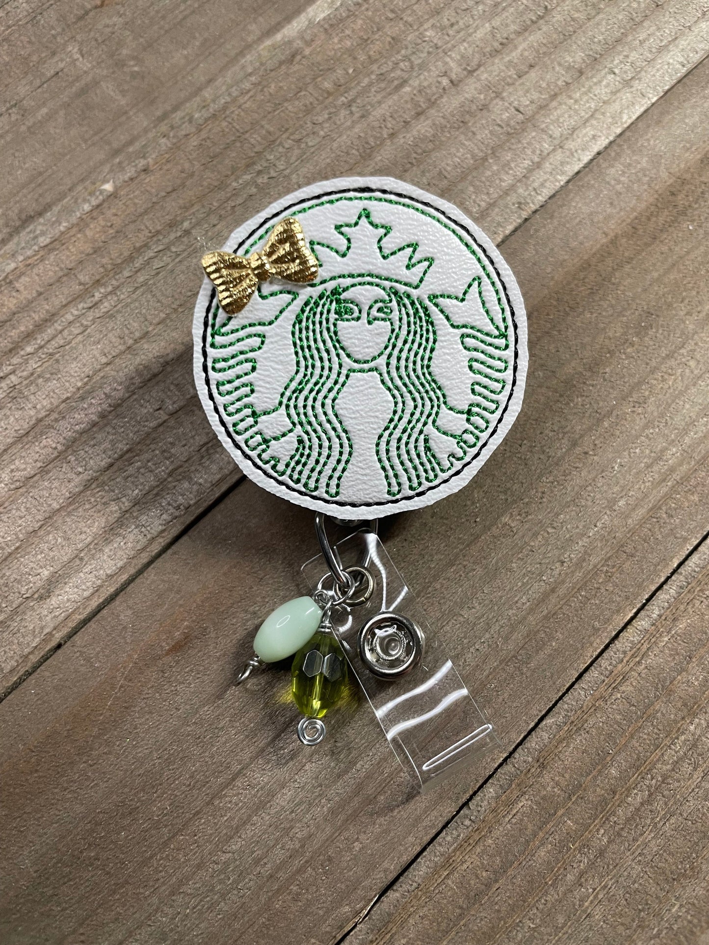 Starbucks Coffee Retractable Badge Reel