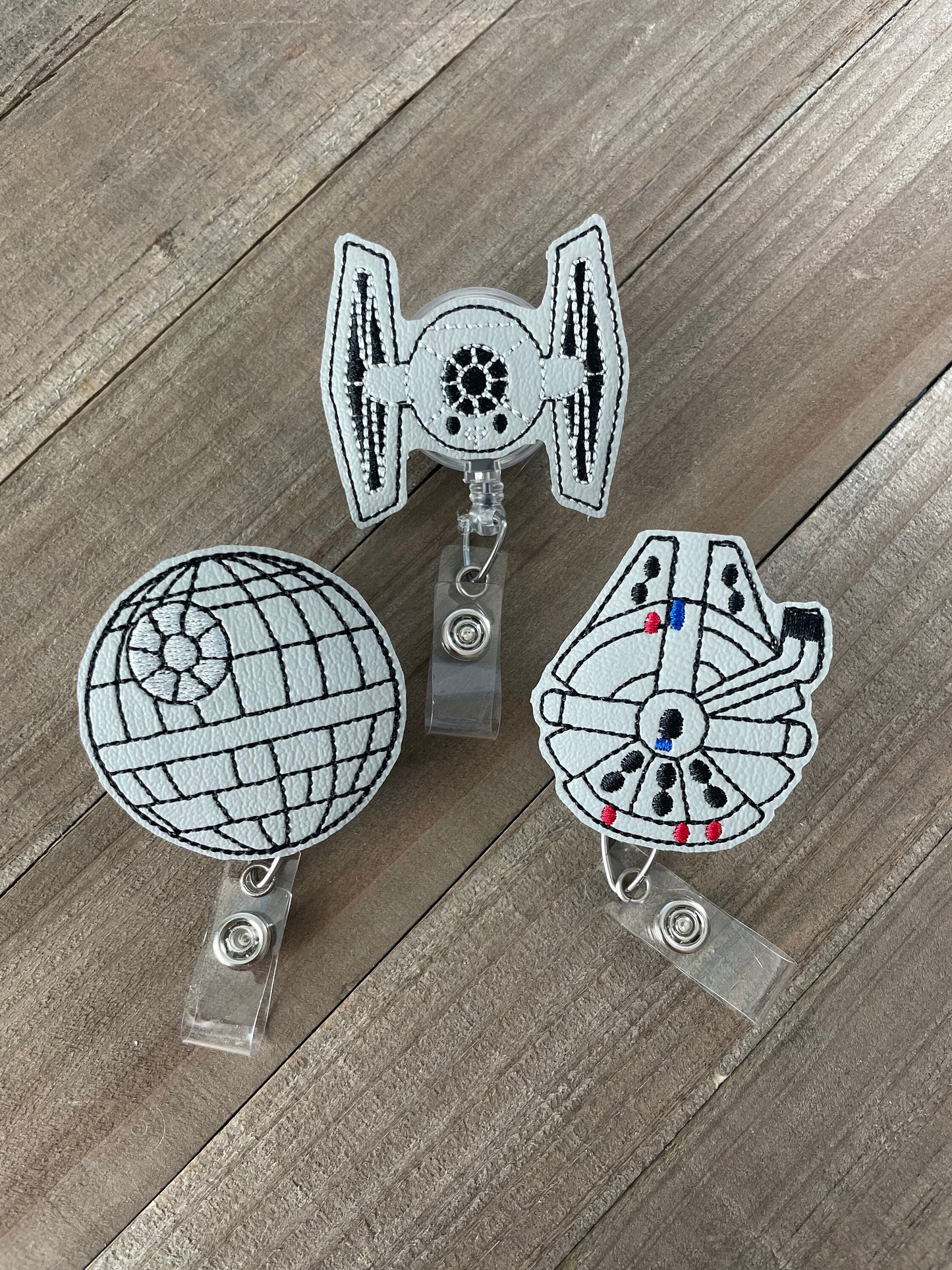 TIE Fighter Retractable Badge Reel