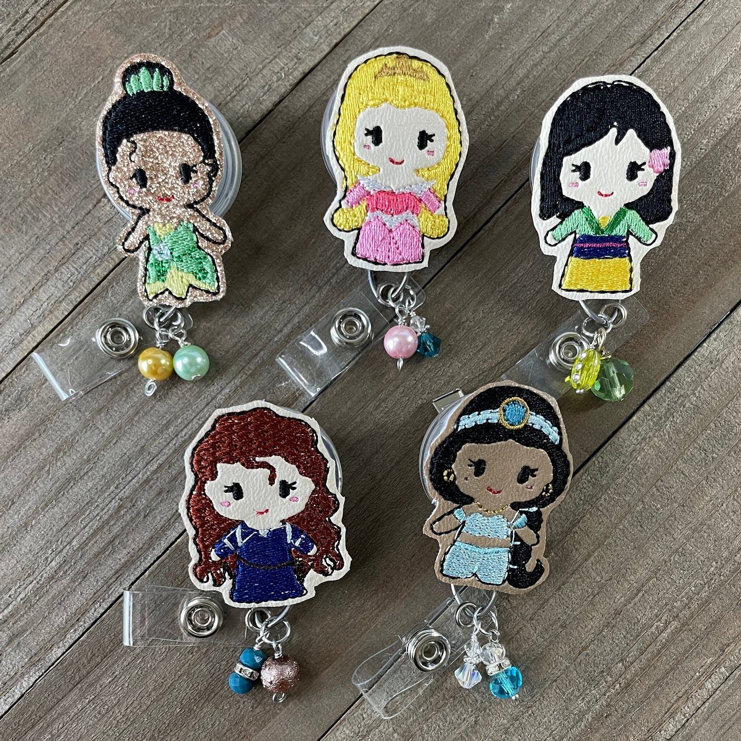 Princess Character Retractable Badge Reel