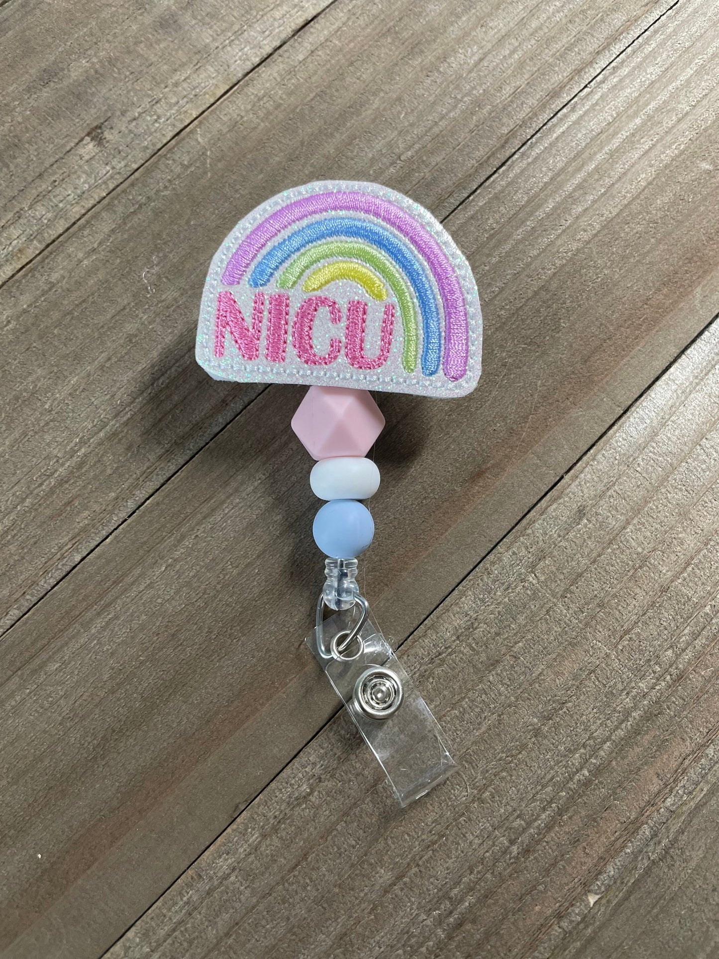 Rainbow, NICU, Labor & Delivery, PICU Retractable Badge Reel