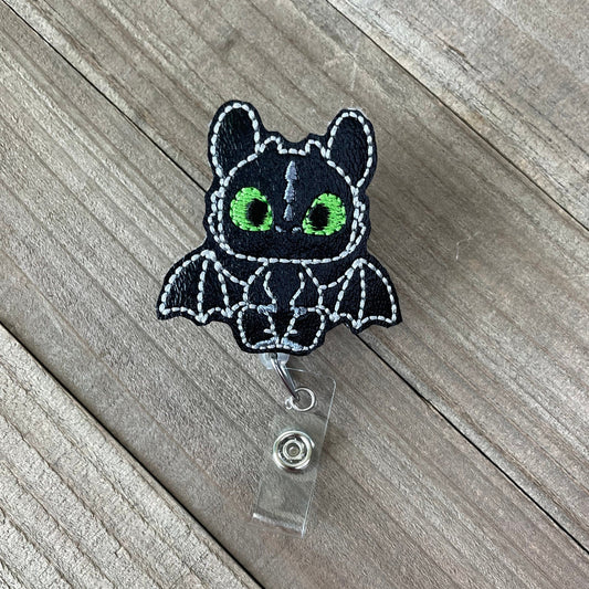 Toothless Night Fury Retractable Badge Reel