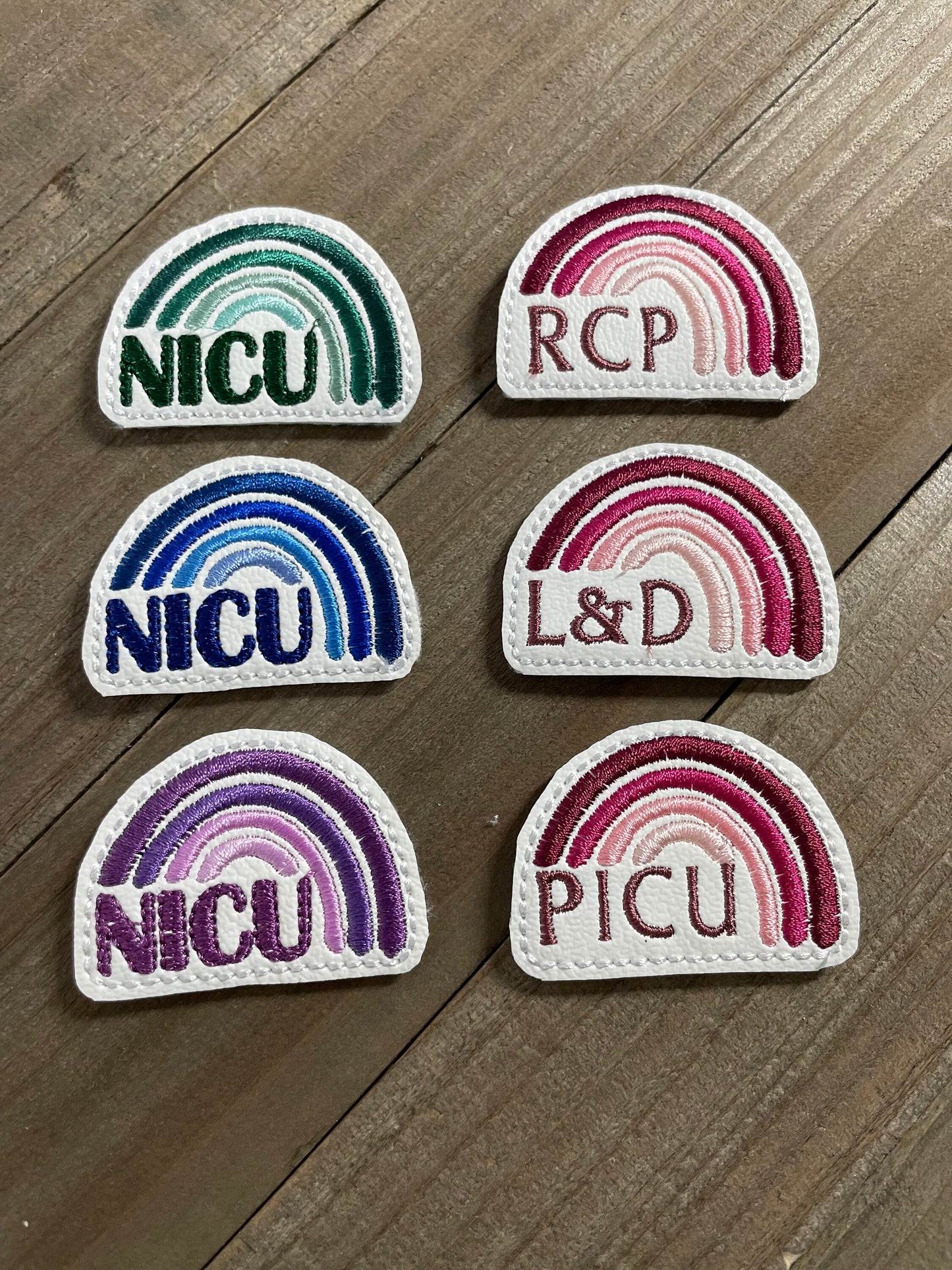 Rainbow, NICU, Labor & Delivery, PICU Retractable Badge Reel