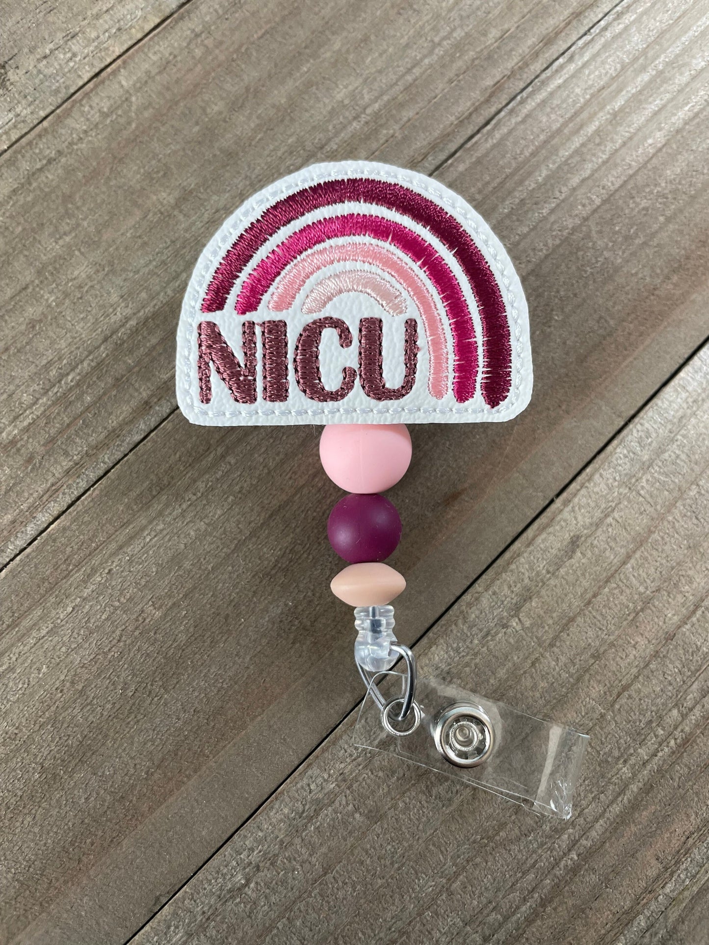 Rainbow, NICU, Labor & Delivery, PICU Retractable Badge Reel