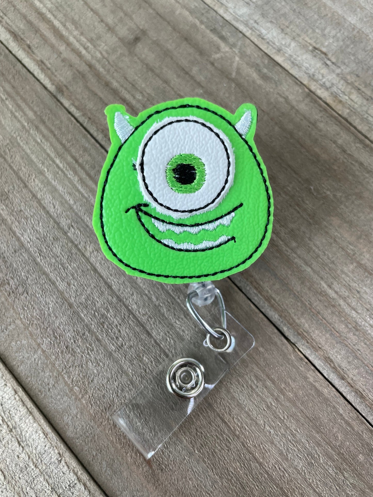 Mike Wazowski Retractable Badge Reel