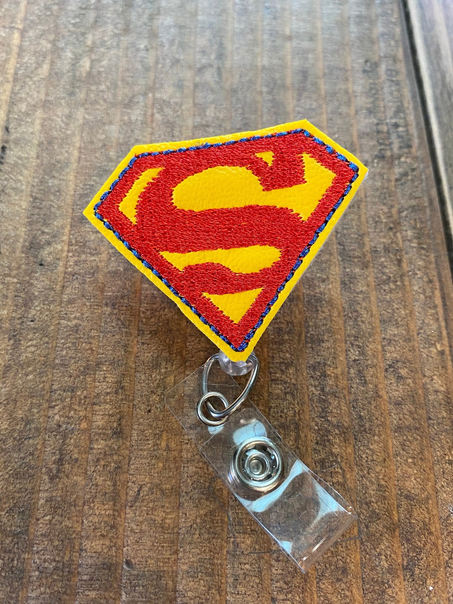 Superman Retractable Badge Reel