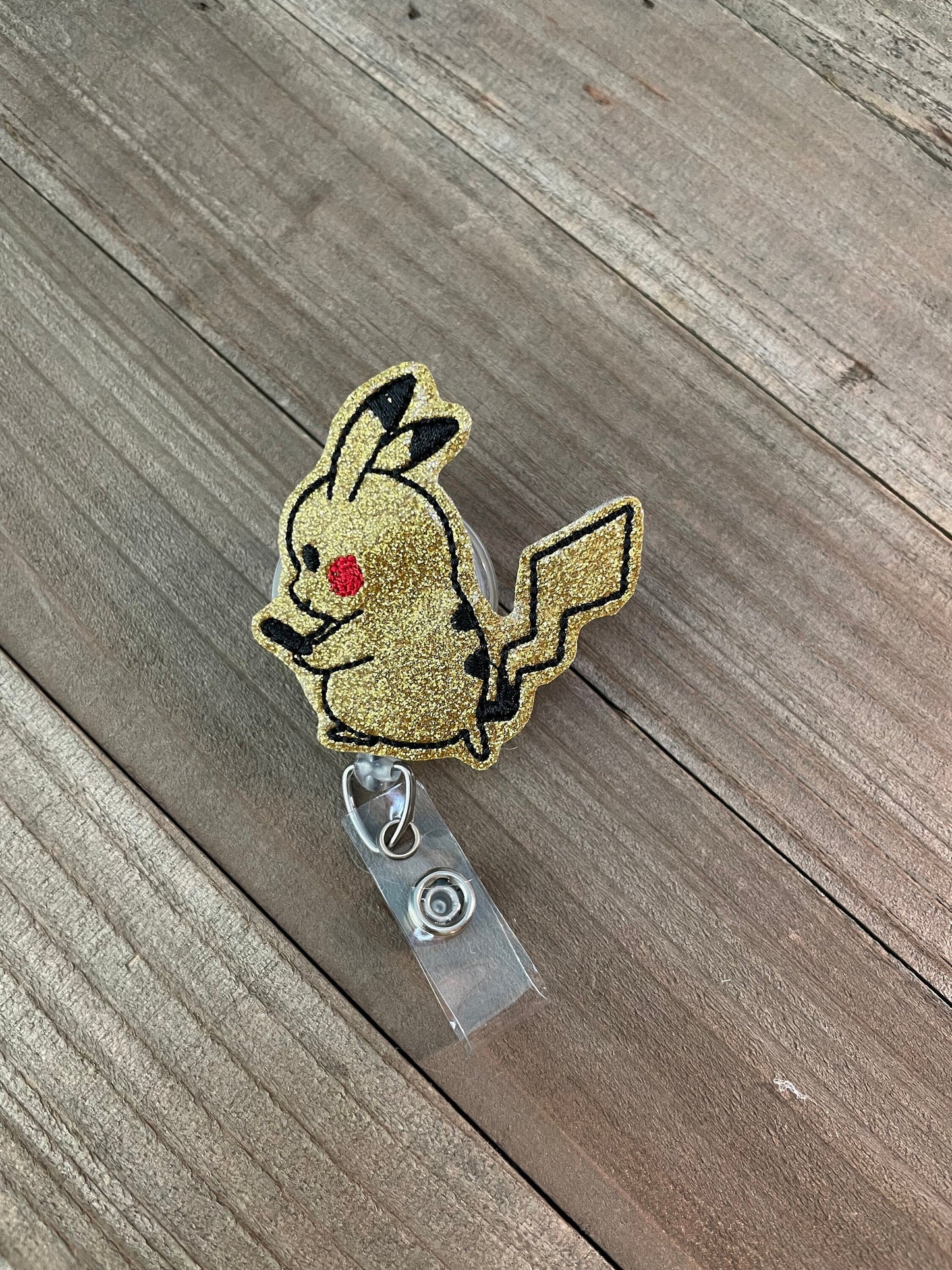 Pikachu Pokemon Retractable Badge Reel