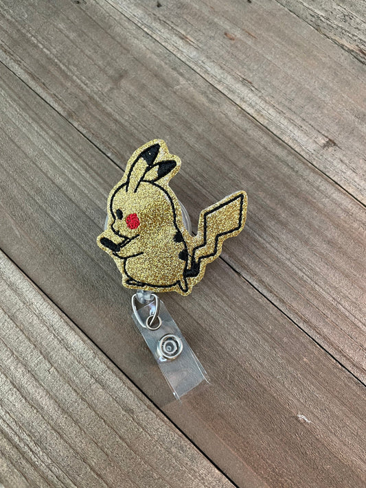 Pikachu Pokemon Retractable Badge Reel